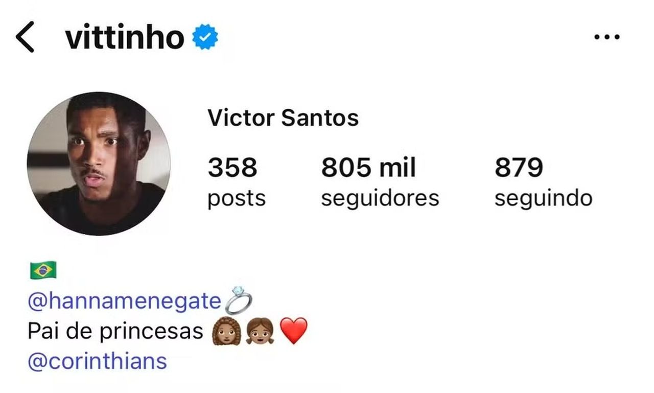 Vitinho se antecipa ao Corinthians e revela contratação antes do anúncio oficial