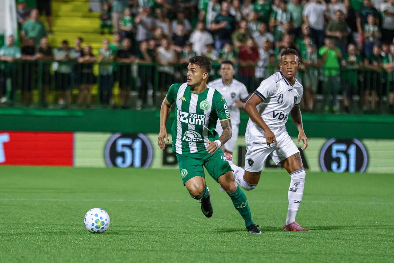 João Vitor, da Chapecoense, projeta decisão contra o Botafogo: “Desafio enorme”