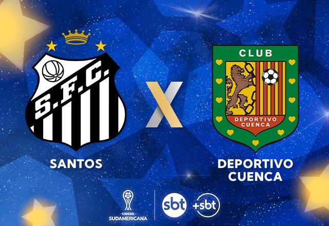 SBT transmite Santos x Deportivo Cuenca na Sul-Americana SBT transmite Santos x Deportivo Cuenca na Sul-Americana