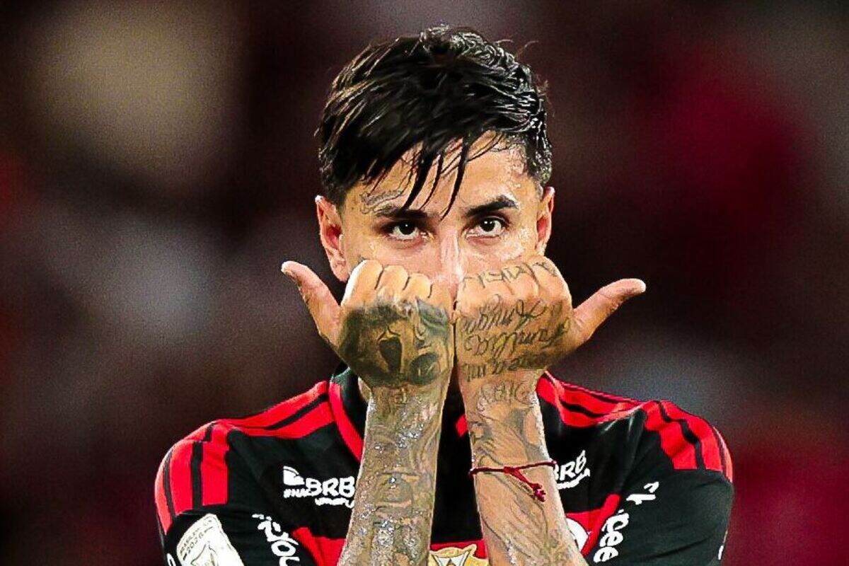 Com golaço de Pulgar, Flamengo bate Vitória no Brasileirão Com golaço de Pulgar, Flamengo bate Vitória no Brasileirão