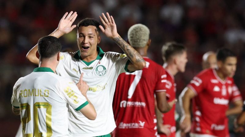 Thalys marca seu primeiro gol no profissional do Palmeiras: "Achei que não iam dar"