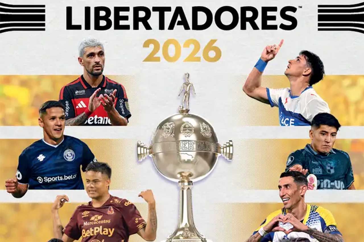 Panini lança álbum de figurinhas da Libertadores 2026 Panini lança álbum de figurinhas da Libertadores 2026