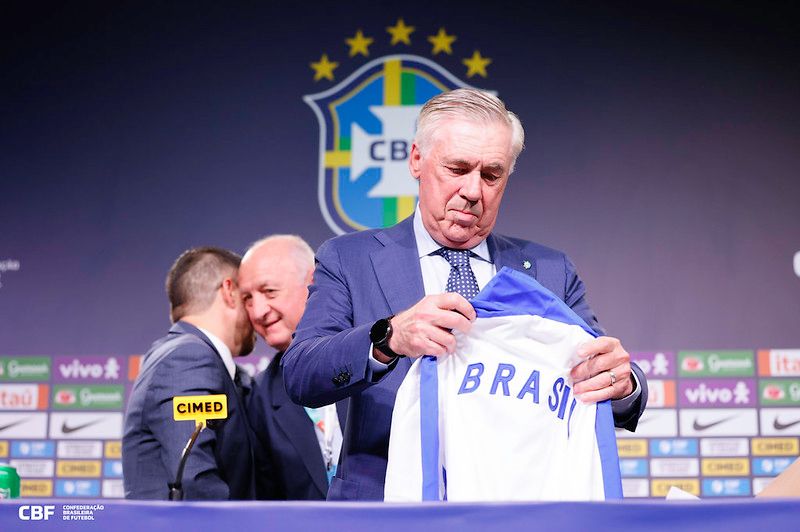 Carlo Ancelotti, novo treinador da seleção brasileira (Foto: CBF/Rafael Ribeiro)