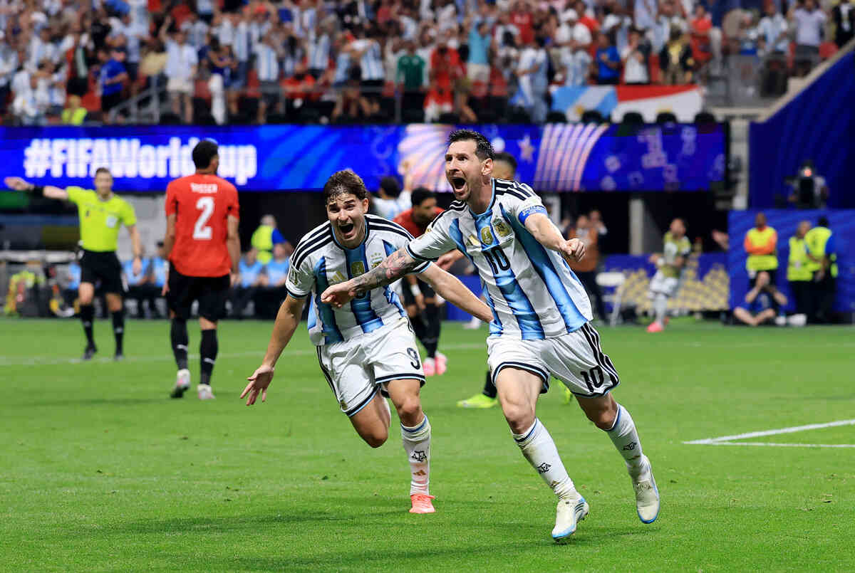 De virada, Argentina vence o Egito e está nas quartas