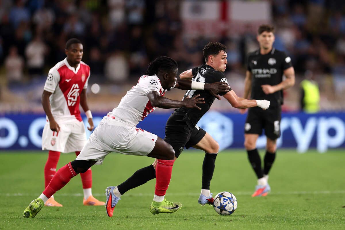Haaland faz dois, mas Manchester City cede empate para o Monaco na Champions