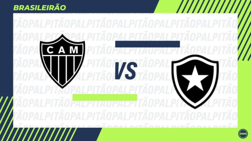 Atlético-MG e Botafogo se enfrentam pela final da Libertadores, em Buenos Aires. Arte: ENM