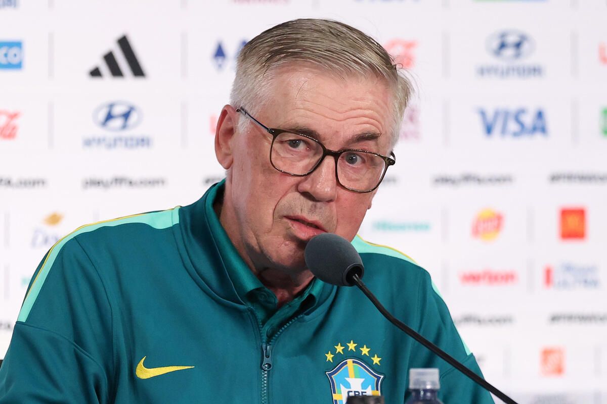 Ancelotti vê ansiedade do Brasil em empate com Marrocos