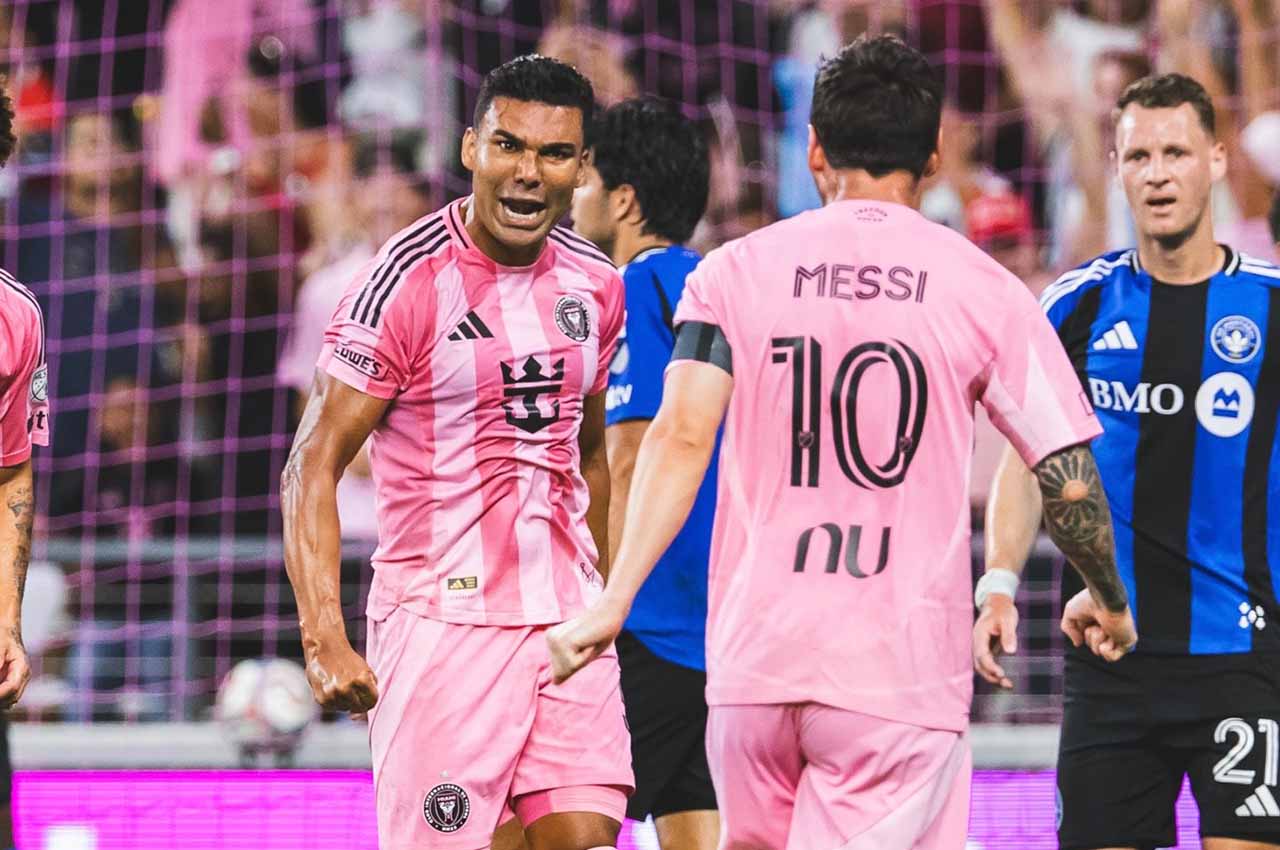 Casemiro desencanta pelo Inter Miami, mas Messi rouba a cena em 7 a 1