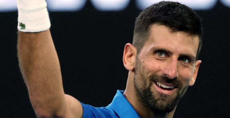 Djokovic no Australian Open (Foto: Tennis Australia)