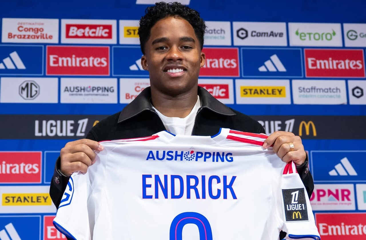 Endrick é apresentado pelo Lyon e revela conselho de Ancelotti