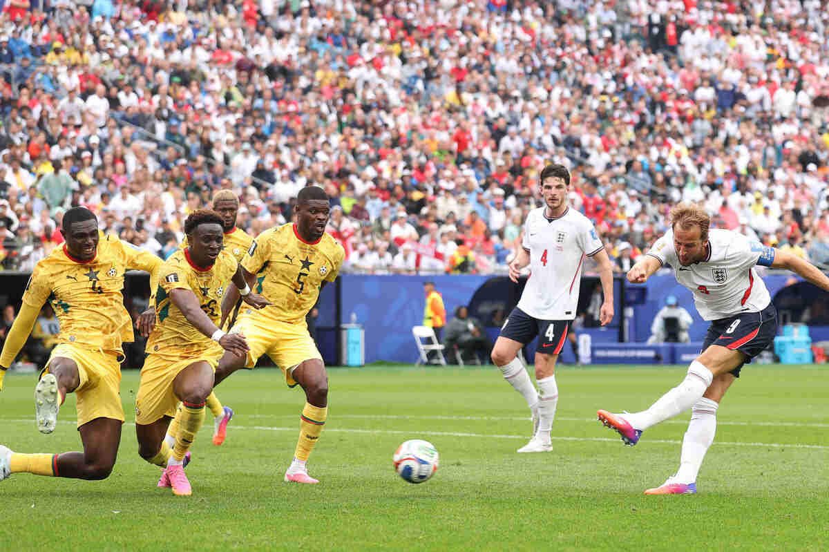 Kane perde gol e Inglaterra empata sem gols com Gana Kane perde gol e Inglaterra empata sem gols com Gana