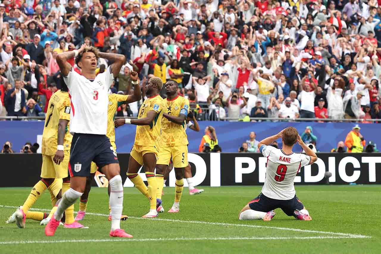 "Nem sempre a bola vai entrar", diz Kane sobre gol perdido "Nem sempre a bola vai entrar", diz Kane sobre gol perdido