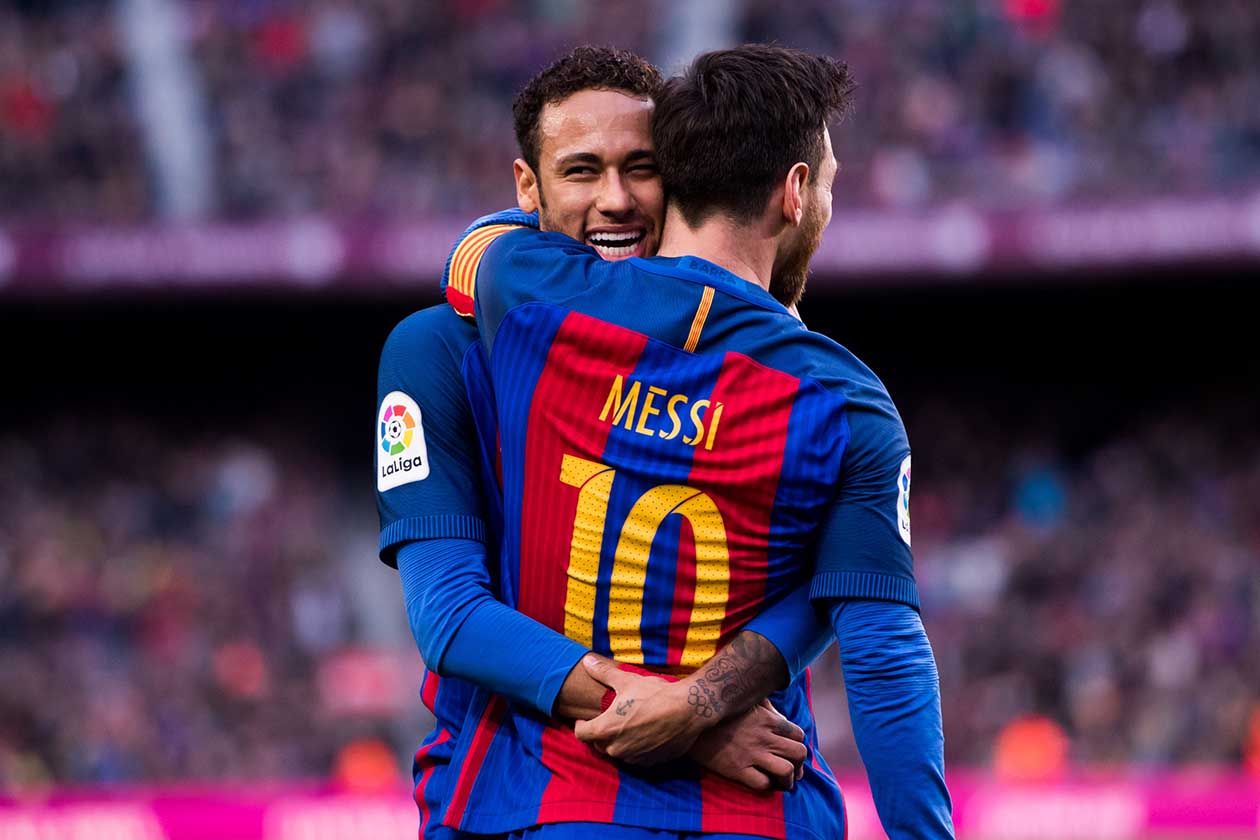Neymar homenageia Messi antes do adeus pela Argentina Neymar homenageia Messi antes do adeus pela Argentina