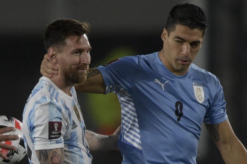 Messi e Suarez (Photo by JUAN MABROMATA/AFP via Getty Images)