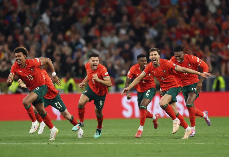 Portugal derrota a Espanha e é campeão da Liga das Nações. (Foto: Lars Baron/Getty Images)