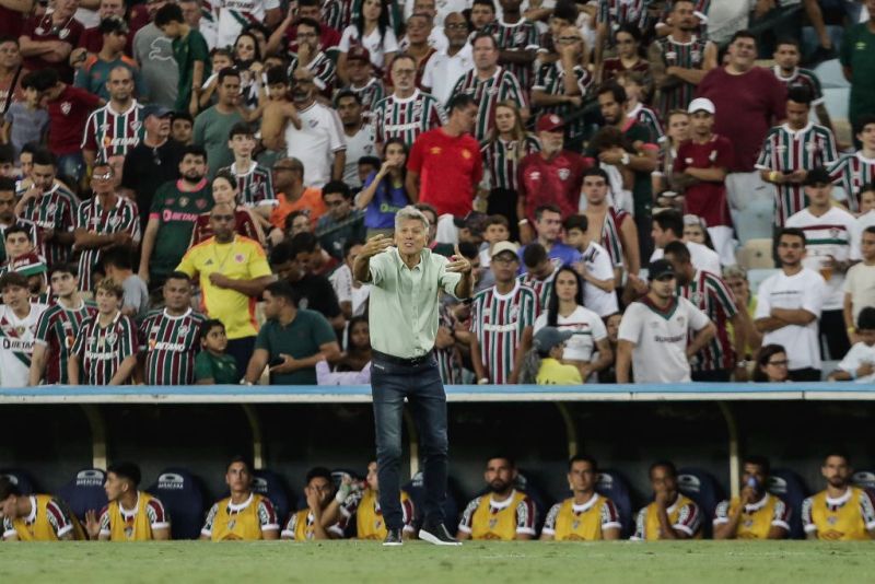 Renato conquistou sua terceira vitória no comando do Fluminense e está invicto com tecnico do tricolor carioca FOTO: LUCAS MERÇON / FLUMINENSE F.C.