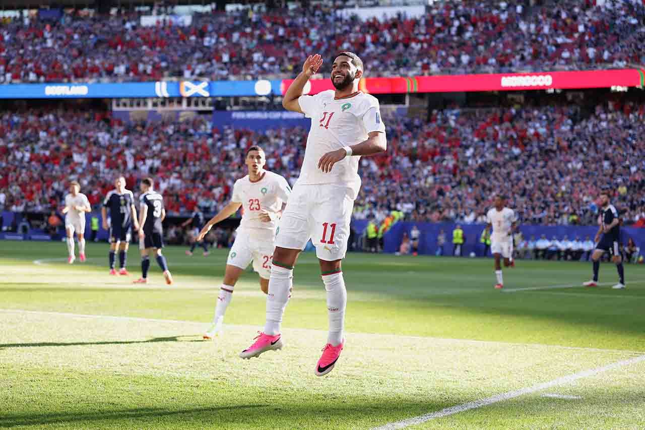 Marrocos vence a Escócia e encaminha classificação 