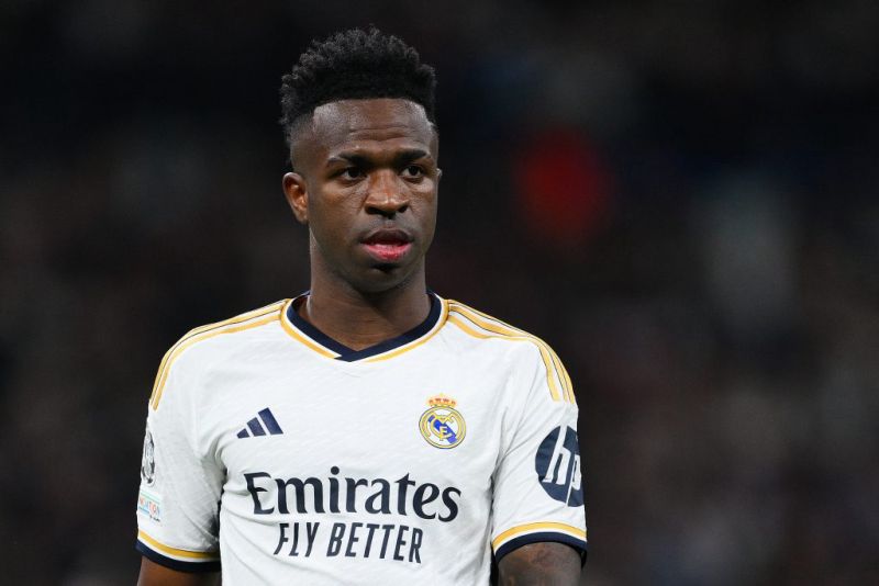 Vinicius Junior se envolveu em confusão com Orbán em Real Madrid x RB Leipzig (Foto: David Ramos | Getty Images)
