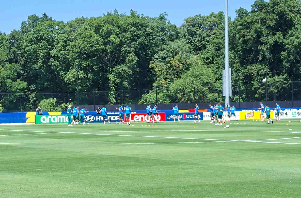 Sem Rayan, Brasil realiza mais um treino antes das quartas