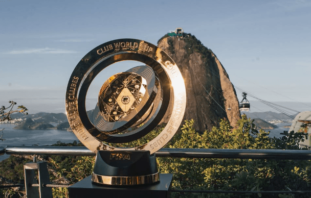 Troféu da Copa do Mundo de Clubes da FIFA 2025, no Rio de Janeiro (Foto: Fifa/Divulgação)